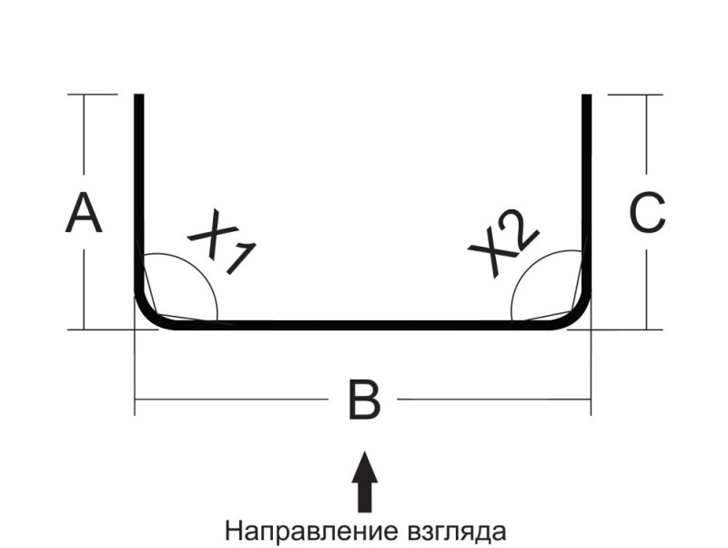 Складний вигин профільної труби, скарлайн кут