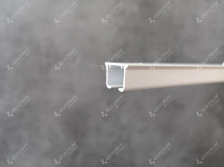 Стельовий карниз Quadrum KS одинарний алюмінієвий 100 см (smart)