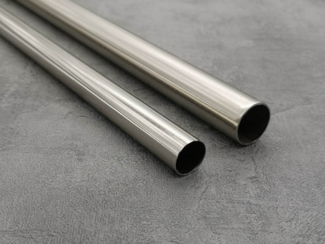 Карниз Quadrum Алюр 200 см подвійний сталь модерн 25/19 мм гладка (кільця з гачками)