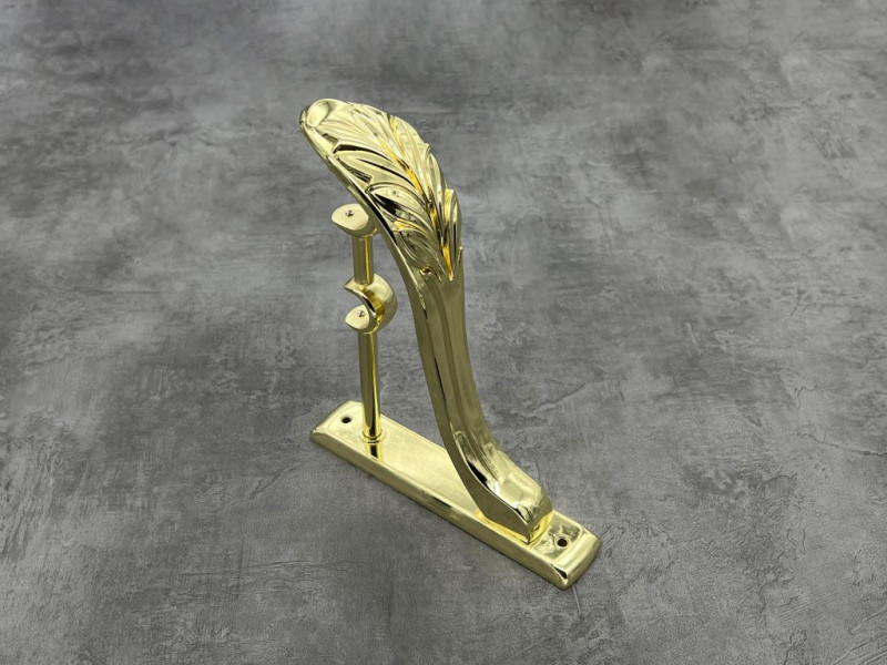 Тримач Ретро подвійний 19мм+25мм золото