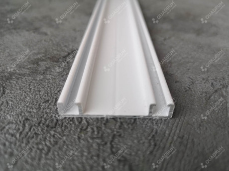 Стельовий карниз Quadrum подвійний алюмінієвий 7 мм 100 см
