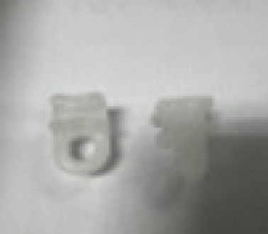 Пластиковий бігунок білий Q055