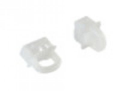 Пластиковий бігунок білий Q054