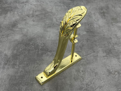 Тримач Ретро подвійний 19мм+25мм золото