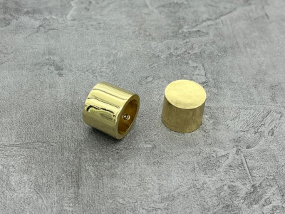 Закінчення Заглушка 19мм золото