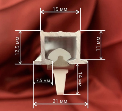 Профіль KS прихований Білий до гіпсокартону